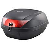 MMG Motorcycle Touring XLarge Top Box Tail Trunk Luggage Box, 23 x 17 x 12 inches, Holds 2 Helmets...