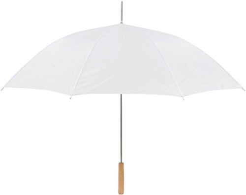 Anderson Umbrella Wedding Umbrella - 51' Umbrella - Manual Open - 10 Pack (White)