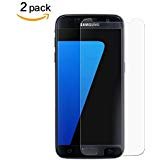 [2 Pack] For Galaxy S7 Tempered Glass Screen Protector,Penacase[Bubble Free][Anti-Scratch][9H...