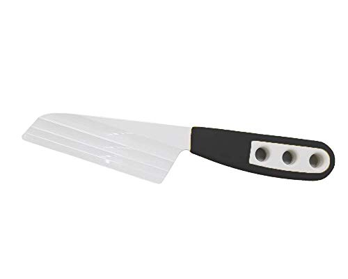 The Cheese Knife BKP2 with Patented Cheese Knives Blade, Black