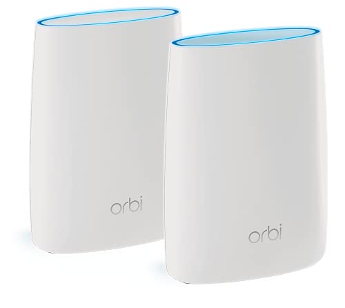 NETGEAR Orbi Tri-Band Whole Home Mesh WiFi System with 3Gbps Speed (RBK50) – Router & Extender...