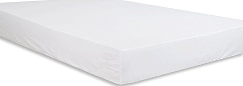 Utopia Bedding Cotton Sateen Fitted Sheet (King, White) - Premium Quality Combed Cotton Long Staple...