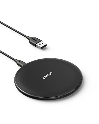 313 Anker Wireless Charger (Pad), Qi-Certified 10W Max for iPhone 14/14 Pro/14 Pro Max/13/13 Pro...