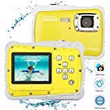 BYbrutek Kids Camera, 12MP HD Children Underwater 3M Waterproof Action Camera Camcorder, 2-Inch LCD,...