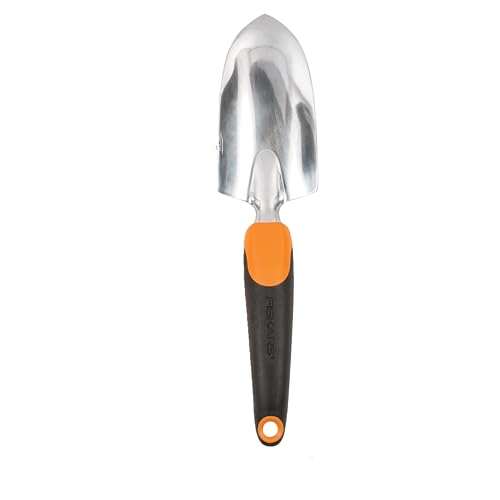 Fiskars Trowel - Heavy Duty Gardening Hand Tool with Hang Hole - For Digging and Planting - Rust...