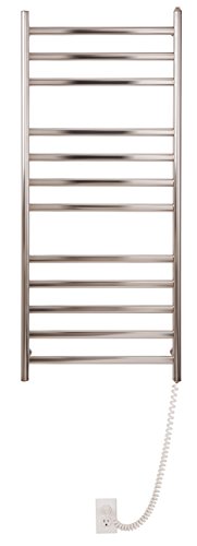 Myson WDIA12 12-Bar Wall Mount Towel Warmer, Bright Finish, Diamond