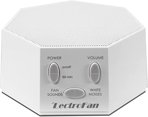 LectroFan High Fidelity White Noise Machine with 20 Unique Non-Looping Fan and White Noise Sounds...