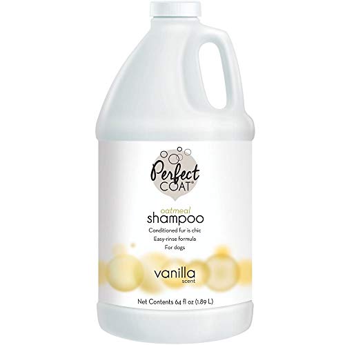 Perfect Coat Natural Oatmeal Shampoo, French Vanilla, 64-Ounce