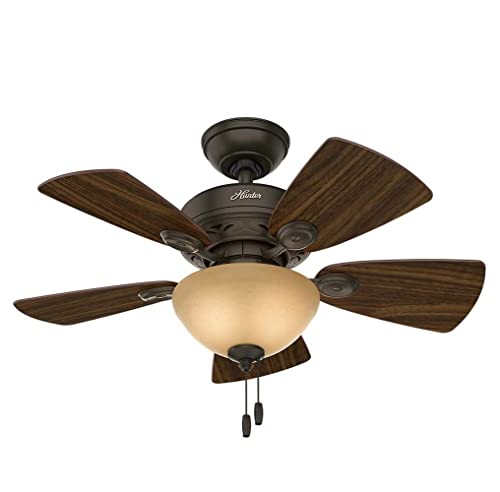Hunter Fan Company 52090 Hunter Watson Indoor ceiling Fan with LED Light and Pull Chain Control, New...