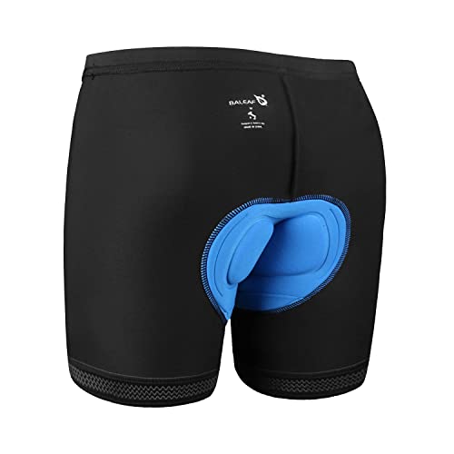 Baleaf Men's 3D Padded Bicycle Cycling Underwear Shorts Size XXXL,Black