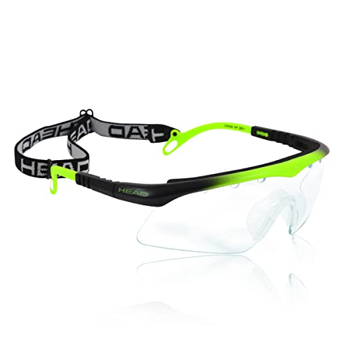 HEAD Racquetball Goggles - Powerzone Shield Anti Fog and Scratch Resistant Protective Eyewear...