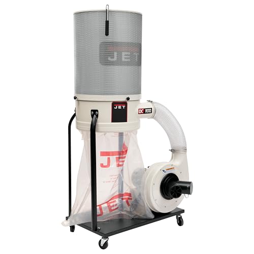 JET Vortex Cone Dust Collector, 2-Micron Canister Filter, 1-1/2 HP, 115/230V 1Ph (Model...