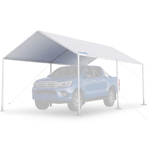 Quictent 10'X20' Heavy Duty Carport Car Canopy Car Shelter Canopy Outdoor Party Tent Boat...