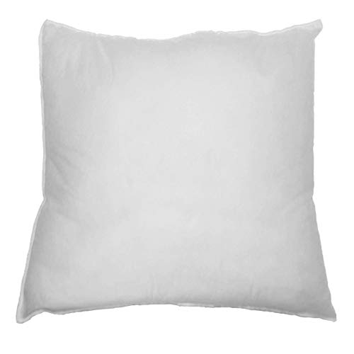 Mybecca 18 X 18 Sham Stuffer Square Hypoallergenic Pillow Insert Polyester, White