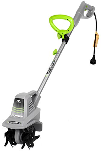 Earthwise TC70025 7.5-Inch 2.5-Amp Corded Electric Tiller/Cultivator, 7.5-Inch, 2.5-Amp Corded, Grey