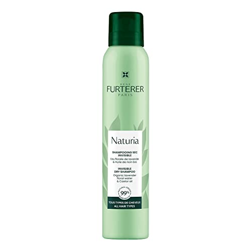 Rene Furterer NATURIA Dry Shampoo, Oil-Absorbing, Clay, Beige Tint, Lightly Scented, 3.2 oz.