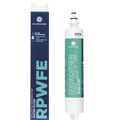 GE RPWFE™ Refrigerator Water Filter, Genuine Replacement Filter, Certified to Reduce Lead,...