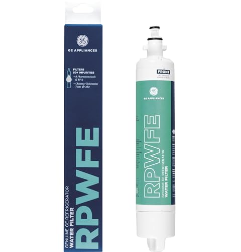 GE RPWFE Refrigerator Water Filter | Certified to Reduce Lead, Sulfur, and 50+ Other Impurities |...