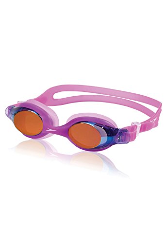 Speedo Kids' Skoogles Mirrored Swim Goggle, Purple/Pink