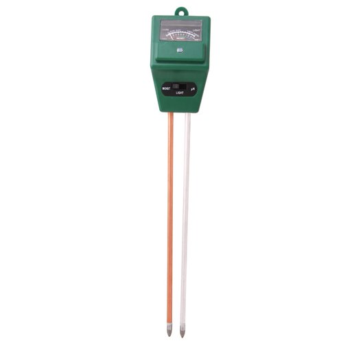 3-in-1 Moisture Meter with Light & PH Test Function