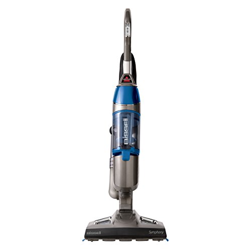 Bissell Symphony Vacuum for Hardwood and Tile Floors, 4 Pads Included, 1132A Steam mop