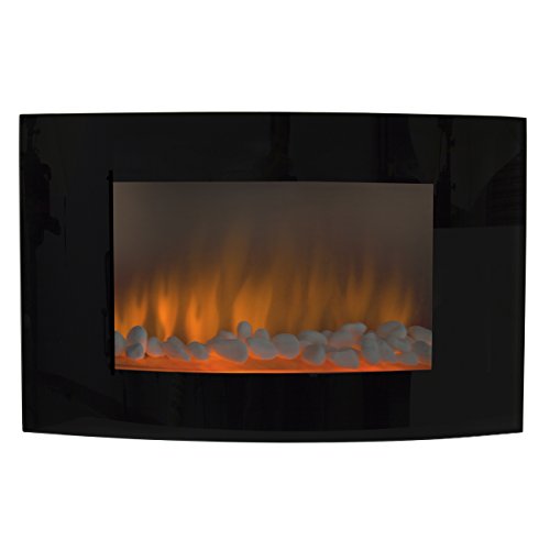 Best Choice Products Large 1500W Heat Adjustable Electric Wall Mount & Free Standing Fireplace...