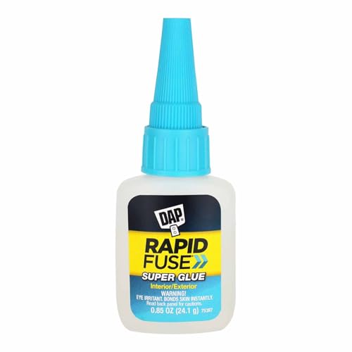 Rapid Fuse 7079800155 Purpose Adhesiv Raw Building Material, Clear, .85 ounces