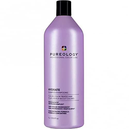 Pureology Hydrate Moisturizing Shampoo | For Medium to Thick Dry, Color Treated Hair | Sulfate-Free...