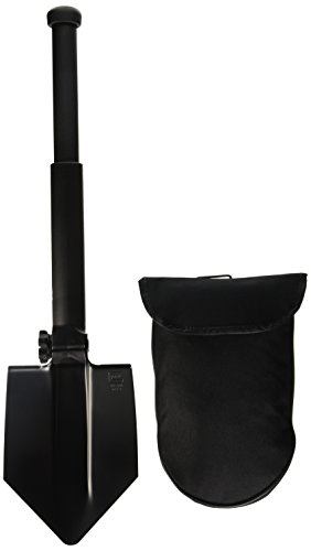 Glock Entrenching Tool with Saw and Pouch, Black,