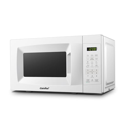 COMFEE' EM720CPL-PM Countertop Microwave Oven with Sound On/Off, ECO Mode and Easy One-Touch...