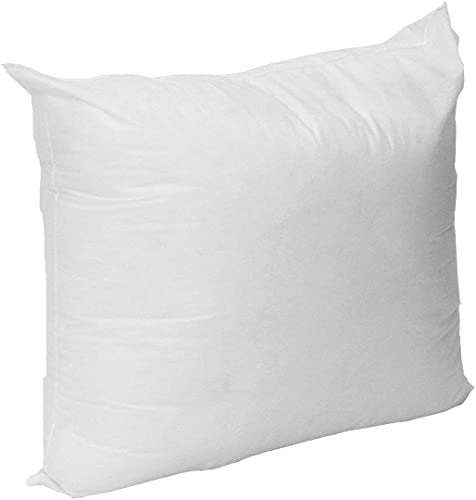 Mybecca 18 X 18 Sham Stuffer Square Hypoallergenic Pillow Insert Polyester, White