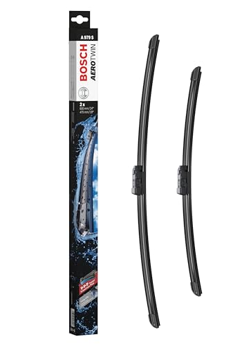 BOSCH 3397118979 Aerotwin Original Equipment Replacement Wiper Blade - 24'/19' (Set of 2) Top Lock...