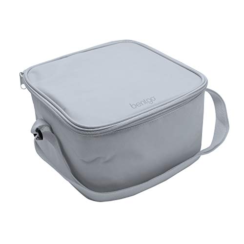 Bentgo Classic Bag (Gray) - Insulated Lunch Bag Keeps Food Cold On the Go - Fits the Classic Lunch...