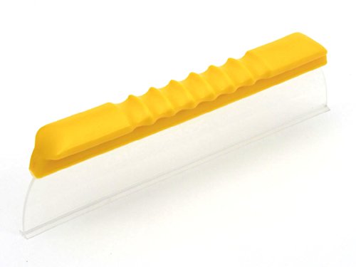 One Pass Super Flex 12' Waterblade Silicone T-Bar Squeegee Yellow for Cars, Trucks and Motorhomes