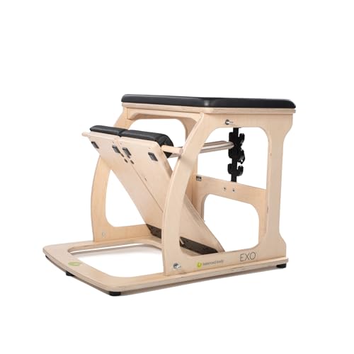 Balanced Body EXO Pilates Chair, Pilates Equipment for Home and Studio Use, Split Pedal