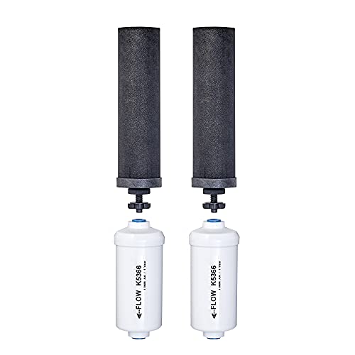 Berkey Authentic Black Berkey Purification Elements With Berkey PF-2 Fluoride and Arsenic Reduction...