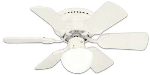 Westinghouse Lighting 7230800 30' Ceiling Fan, Inch, White (Without Bulb)