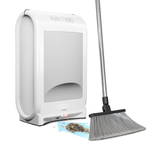 EyeVac Pro Touchless Vacuum Automatic Dustpan - Ultra Fast & Powerful - Great for Sweeping Salon Pet...