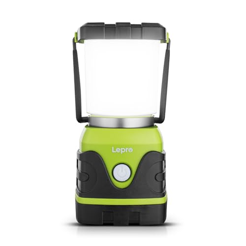 LE 1000LM Battery Powered LED Camping Lantern, Waterproof Tent Light with 4 Light Modes, Camping...