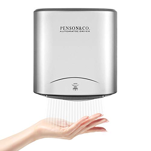 PowerPress Automatic Commercial Hand Dryer for Bathroom High Speed 95m/s, Instant Heat & Dry, Super...