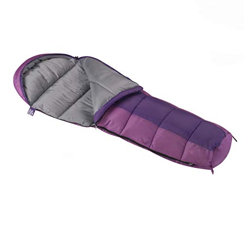 Wenzel Backyard Girls 30-Degree Sleeping Bag, Purple