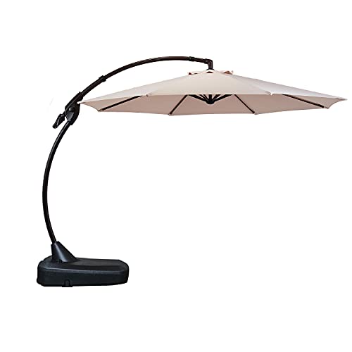 Grand patio Napoli Aluminum Offset Umbrella, Patio Cantilever Umbrella