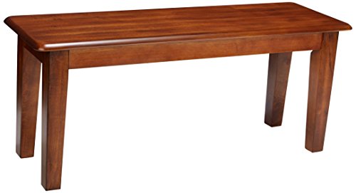 Signature Design by Ashley Berringer 17.5 Inch Rustic Traditional Dining Bench, Brown