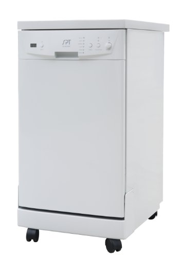 SPT SD-9241W: Energy Star 18' Portable Dishwasher - White