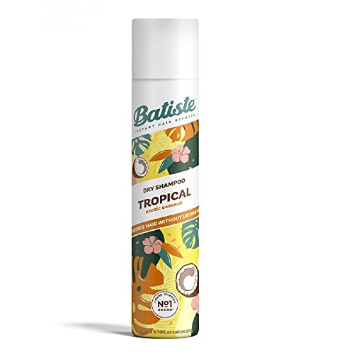 Batiste Dry Shampoo, Tropical, 6.73 Ounce (Packaging May Vary)
