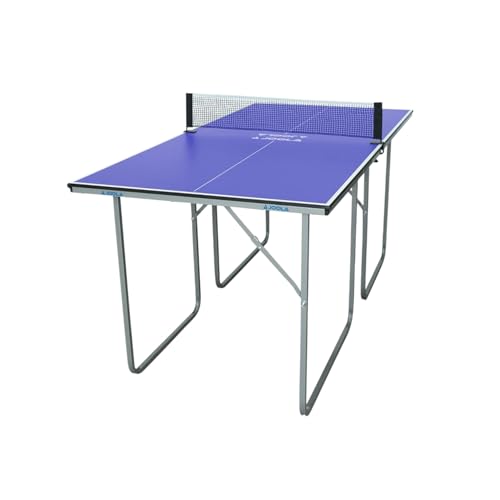 JOOLA Midsize Compact Table Tennis Table Great for Small Spaces and Apartments – Multi-Use Free...