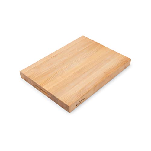 John Boos Block RA03 Maple Wood Edge Grain Reversible Cutting Board, 24 Inches x 18 Inches x 2.25...