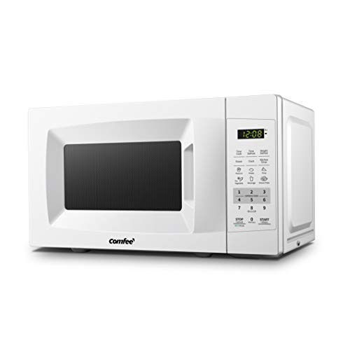 COMFEE' EM720CPL-PM Countertop Microwave Oven with Sound On/Off, ECO Mode and Easy One-Touch...