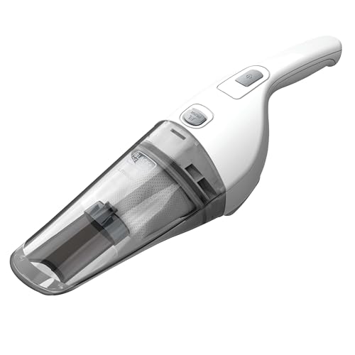 BLACK+DECKER Cordless Lithium Handheld Power Vacuum with Wall Mount Base and Charger, White...