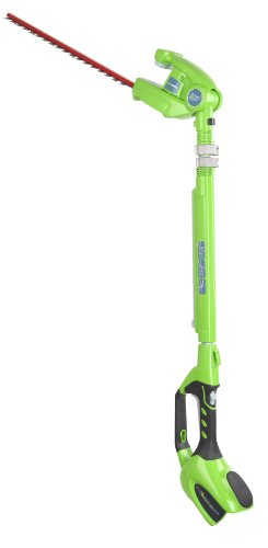 Greenworks 20-Inch 40V Cordless Pole Hedge Trimmer, Battery Not Included 22342